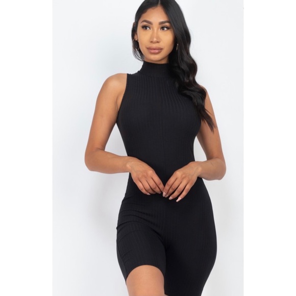 Pull Up on Me Ribbed Romper - Picture 3 of 4